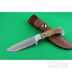 Damascus Blood Fox fixed knife UD402197 